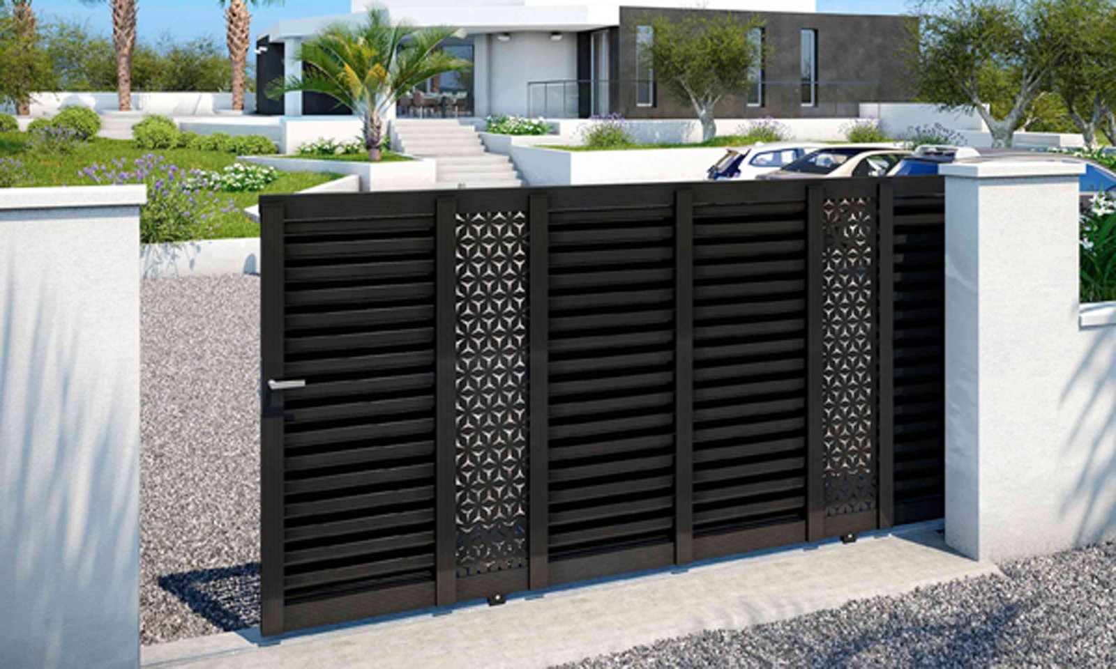 Aluminium Sliding GAte